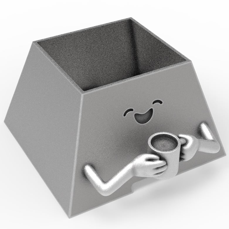 HAPPY PLANTER DRINKING BUDDY 3d model