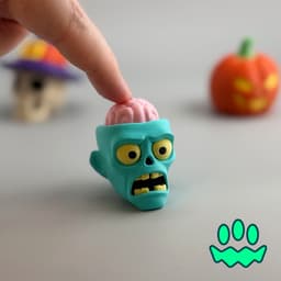 Spooky Fidget Clicker Keychain Bundle 3d model