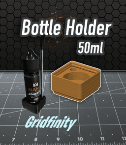 Gridfinity Bottle Holder 50ml 3d model
