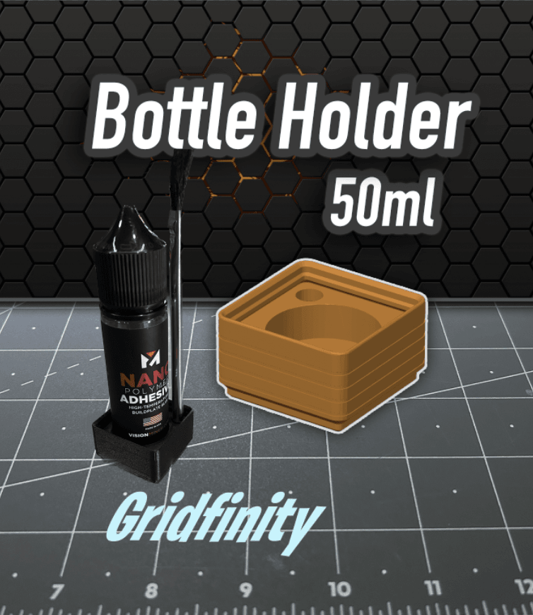 Gridfinity Bottle Holder 50ml 3d model