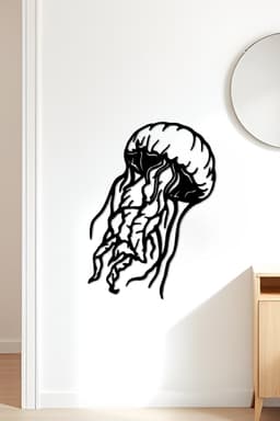 Jellyfish Wall Art, Wall Decor, Home Decor 3d model