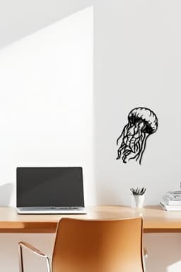 Jellyfish Wall Art, Wall Decor, Home Decor 3d model