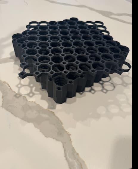 Printed on Bambu X1C in Sunlu PLA Matte Black. Came out great!
