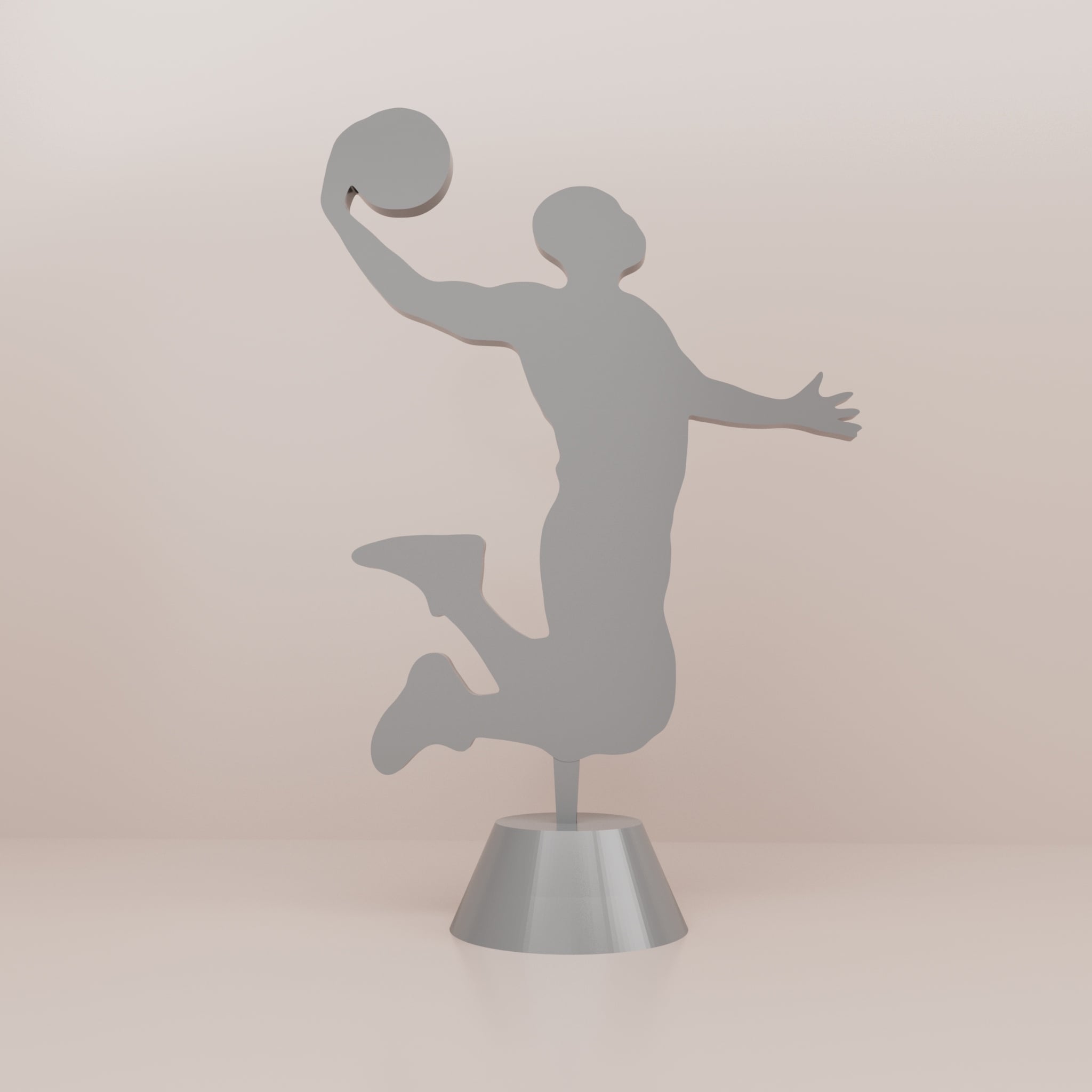 basketball player , Desk Decoration 3d model