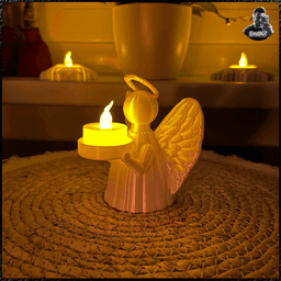Angel Tealights 2 3d model