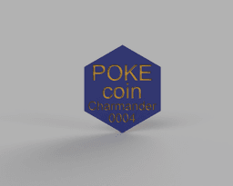 Charmander Pokemon PokeCoin stl 3d model