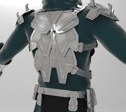 NightWing Samurai 3d model