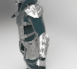 NightWing Samurai 3d model