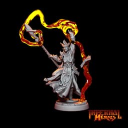 Malcius Sevenson - Champion Tiefling Wizard 3d model