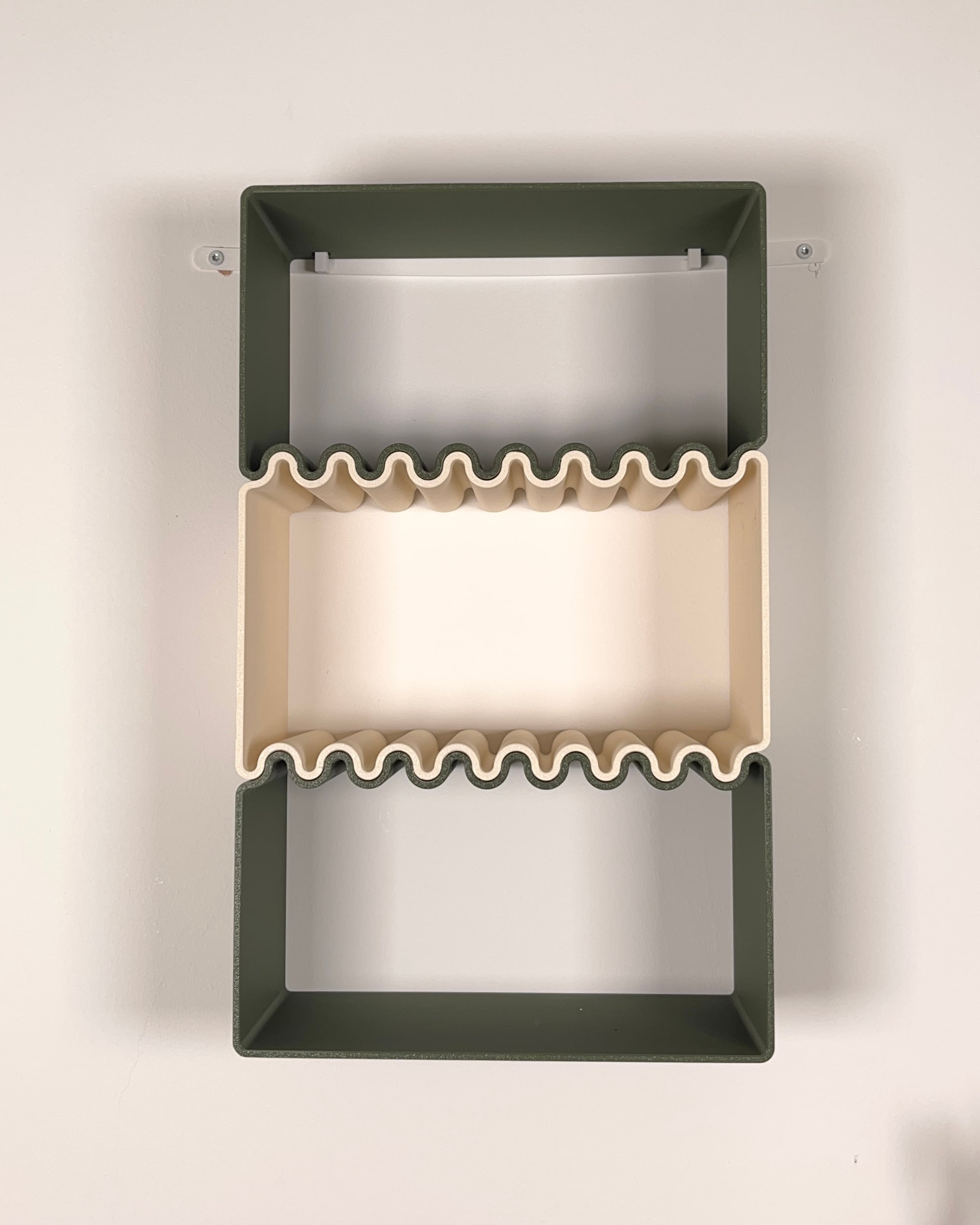 Cup shelf wave 3d model