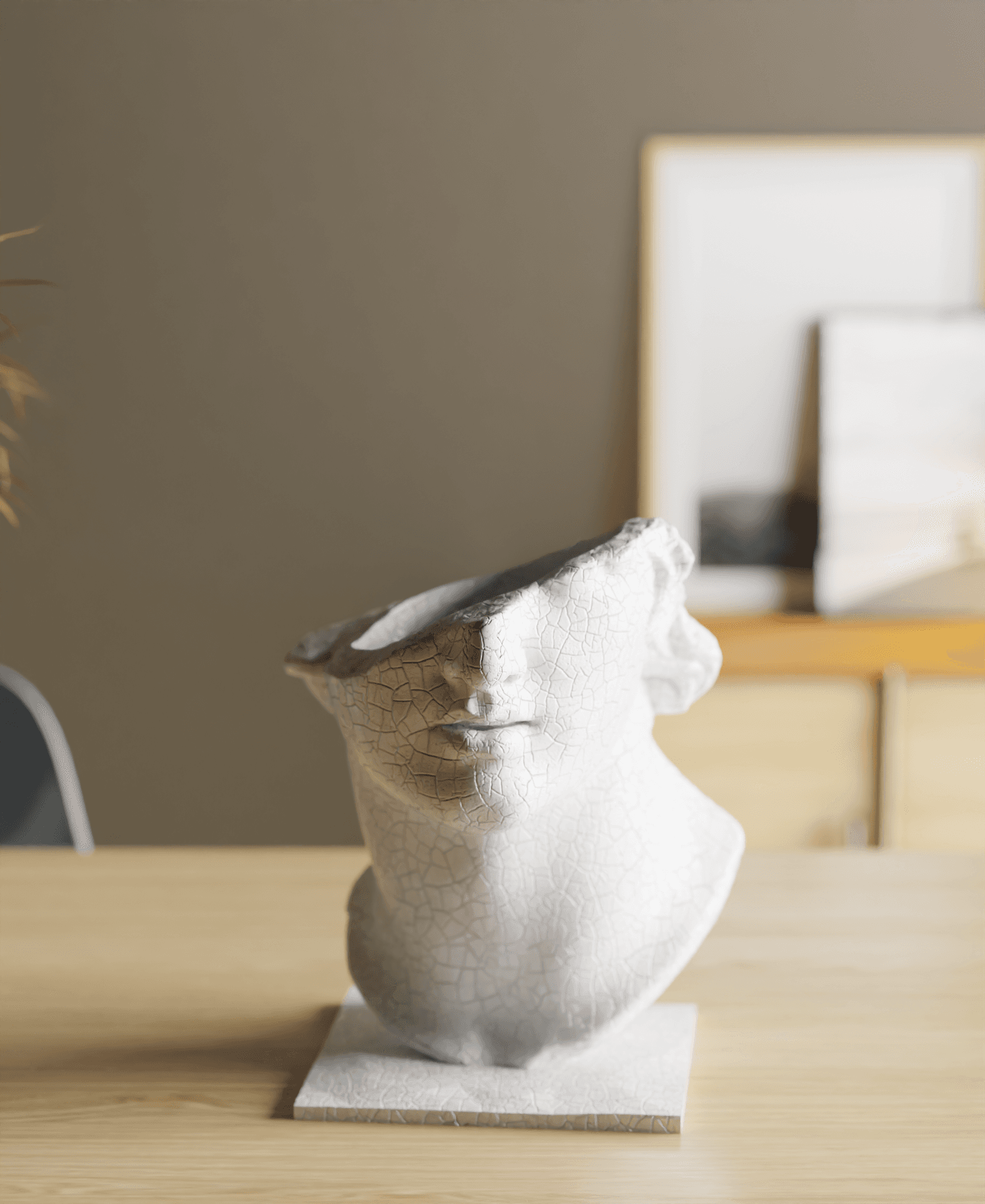 Venus Elegance Sculptural Vase 3d model