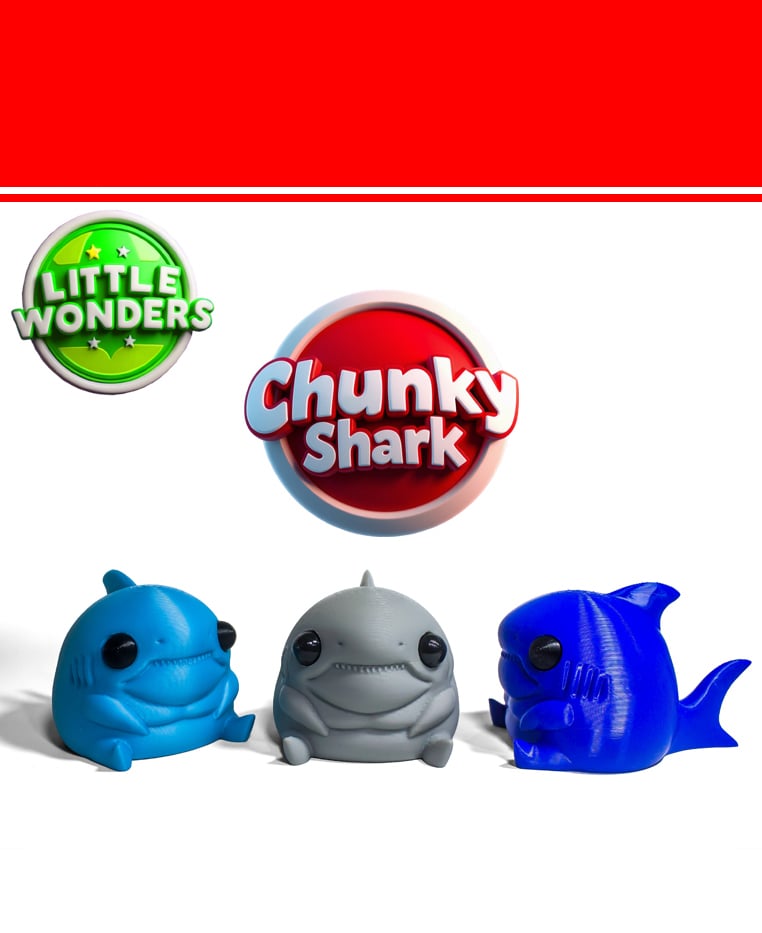 Chunky Shark. 3d model
