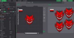 Halloween Devil Man Keychain 3d model