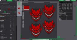 Halloween Devil Man Keychain 3d model