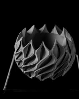 Twisted Planter Pot by MODERN MACHINE 3d model
