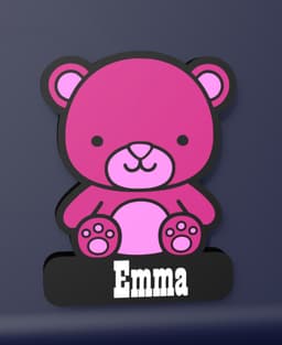 Teddy Bear - LED Strip compatible 3d model