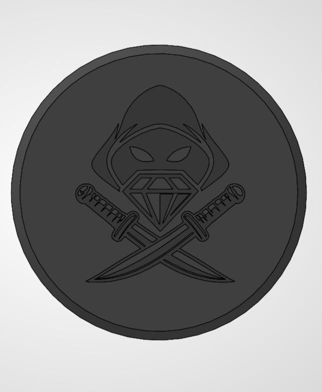 Rogue Dice Container And Tray Threaded 3d model