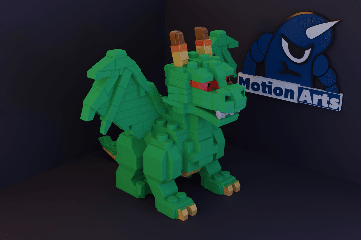 Dragao Bloquinhos.stl 3d model