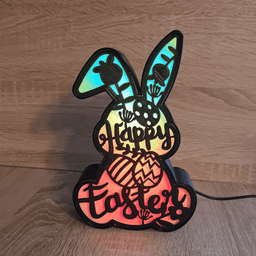 BUNNY RABBIT LED LAMP 3d model