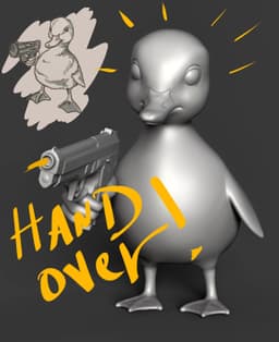 Duck Threat - (Free) 3d model