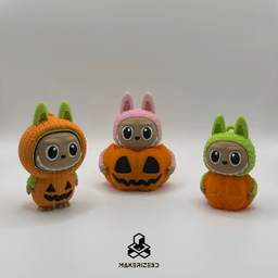 Halloween Labubu Bundle 3d model