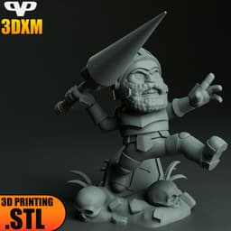 Arthur Ghost and Goblins Chibi STL for 3D Printing ChibiSTL 3DXM 3d model