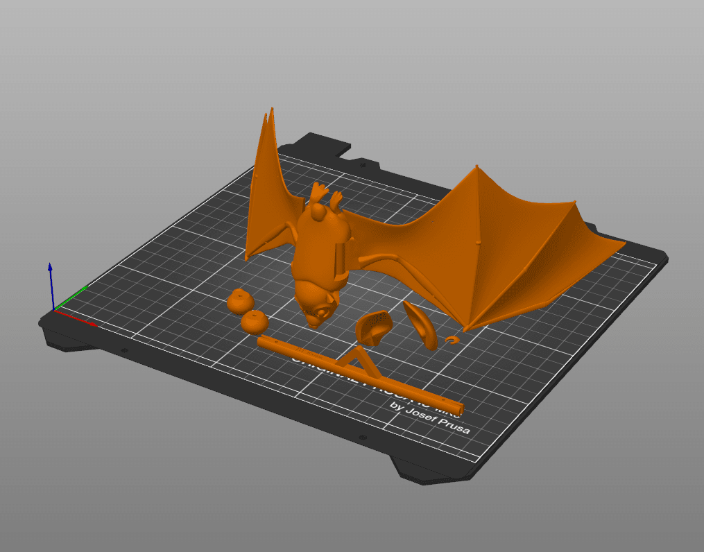 Halloween Bat Flying mobile 3d model