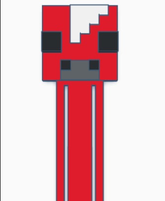 mooshroom bookmark.stl 3d model