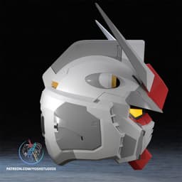 RX-78-2 Mecha Helmet 3D Printer File STL 3d model