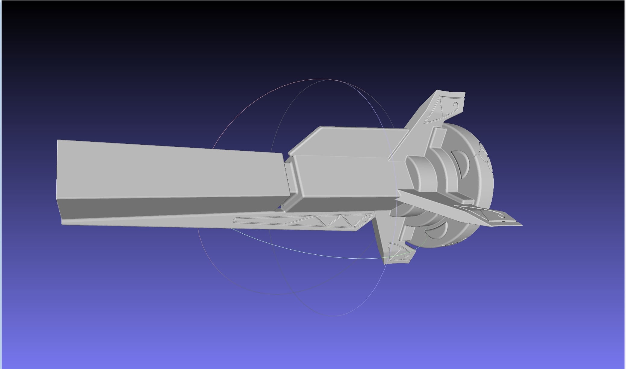 RWBY Weiss Rapier Myrtenaster Printable Assembly 3d model
