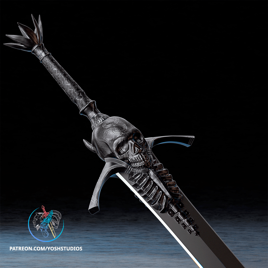 Rebellion Sword 3D Printer File STL 3d model