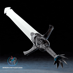 Rebellion Sword 3D Printer File STL 3d model