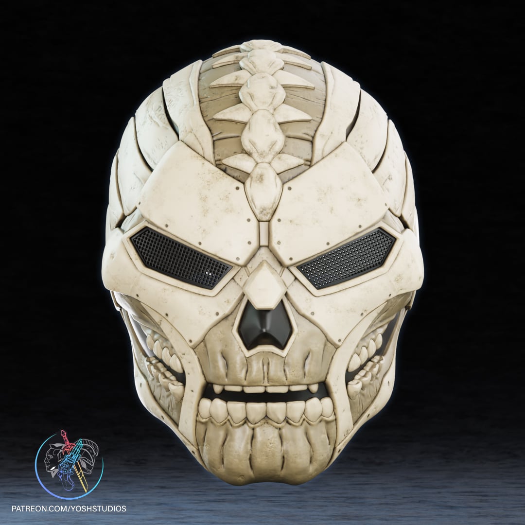 Skull Dr Doom Mask 3D Printer STL file 3d model