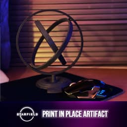 Starfield Artifact Spinner - Print in Place 3d model