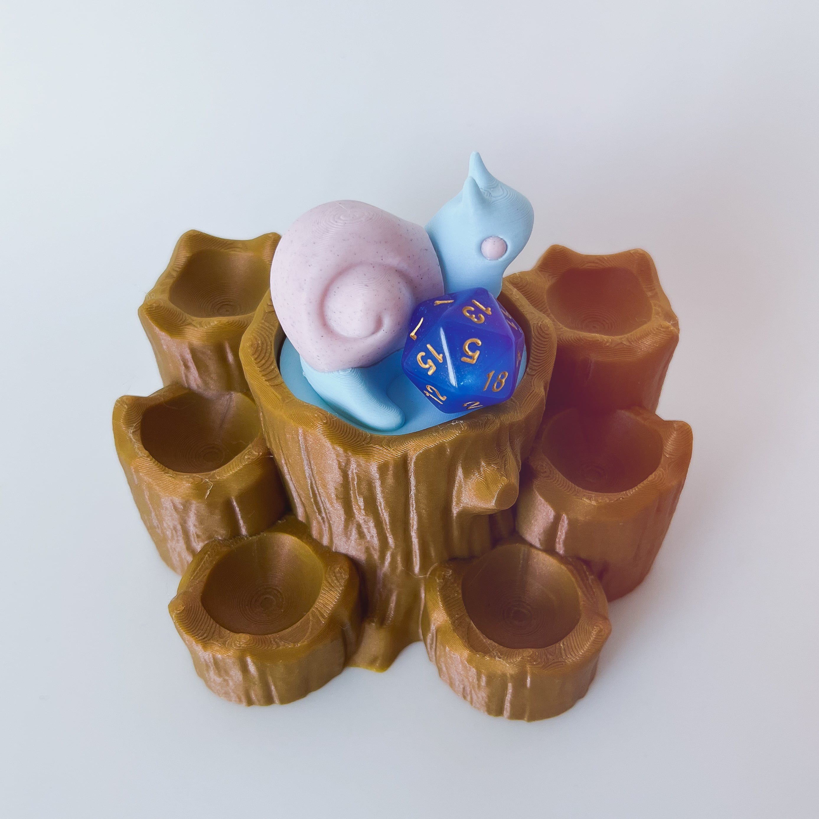 Woody Dice Stand 3d model