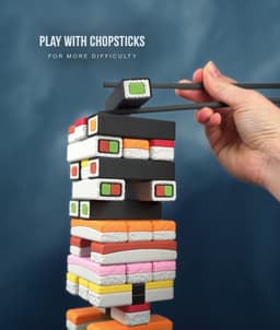 Sushi Stack — Tumble Tower Game 3d model