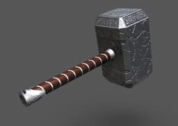 Broken Mjolnir 3d model