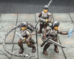Vampire Huntress Miniatures Bundle 3d model