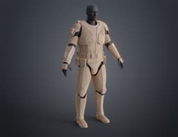 Sith Trooper's Armor - Star Wars 3d model