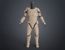 Sith Trooper's Armor - Star Wars 3d model