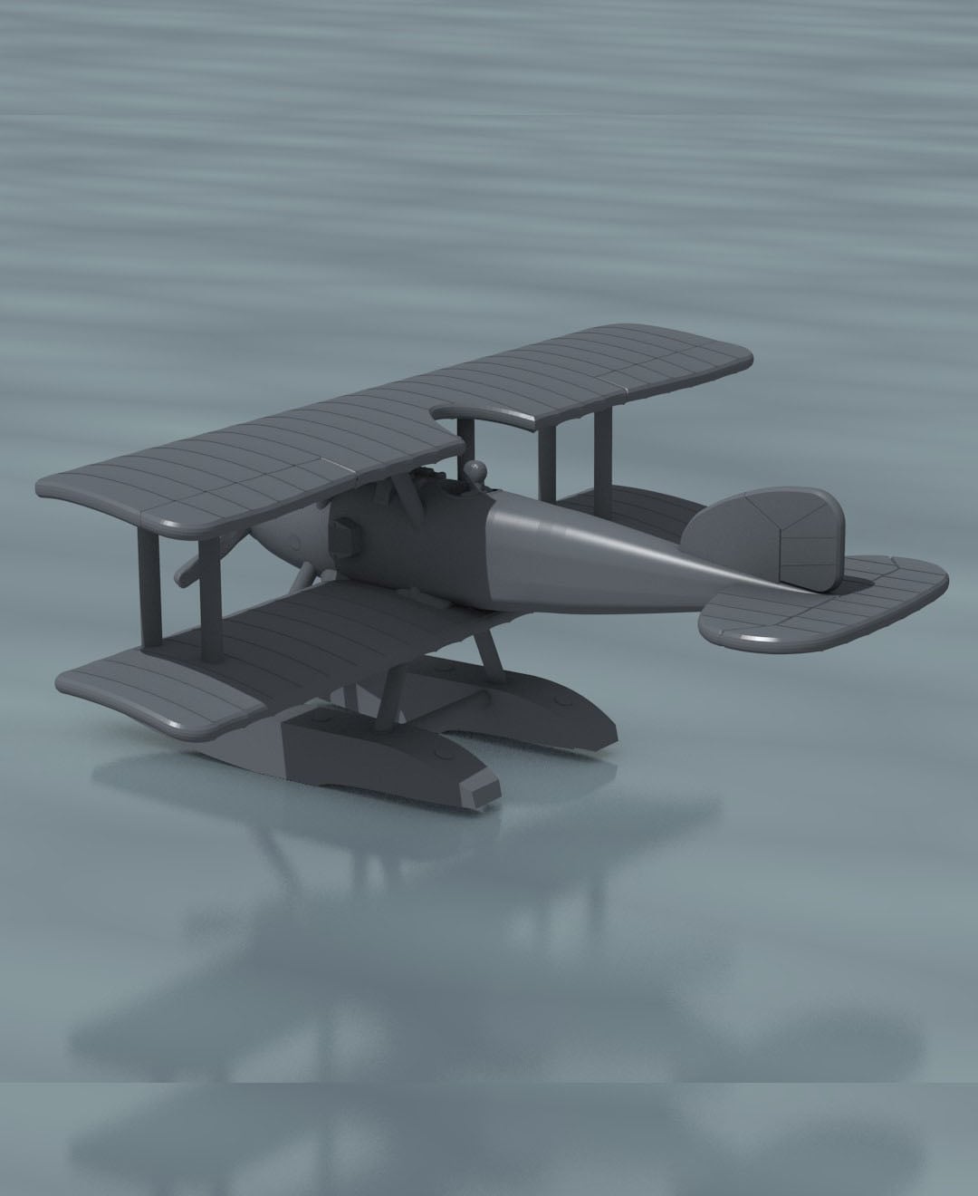 1:144 Albatros W.4 (Early) 3d model