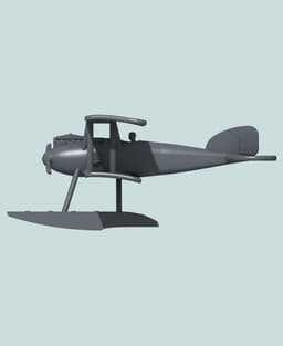 1:144 Albatros W.4 (Early) 3d model