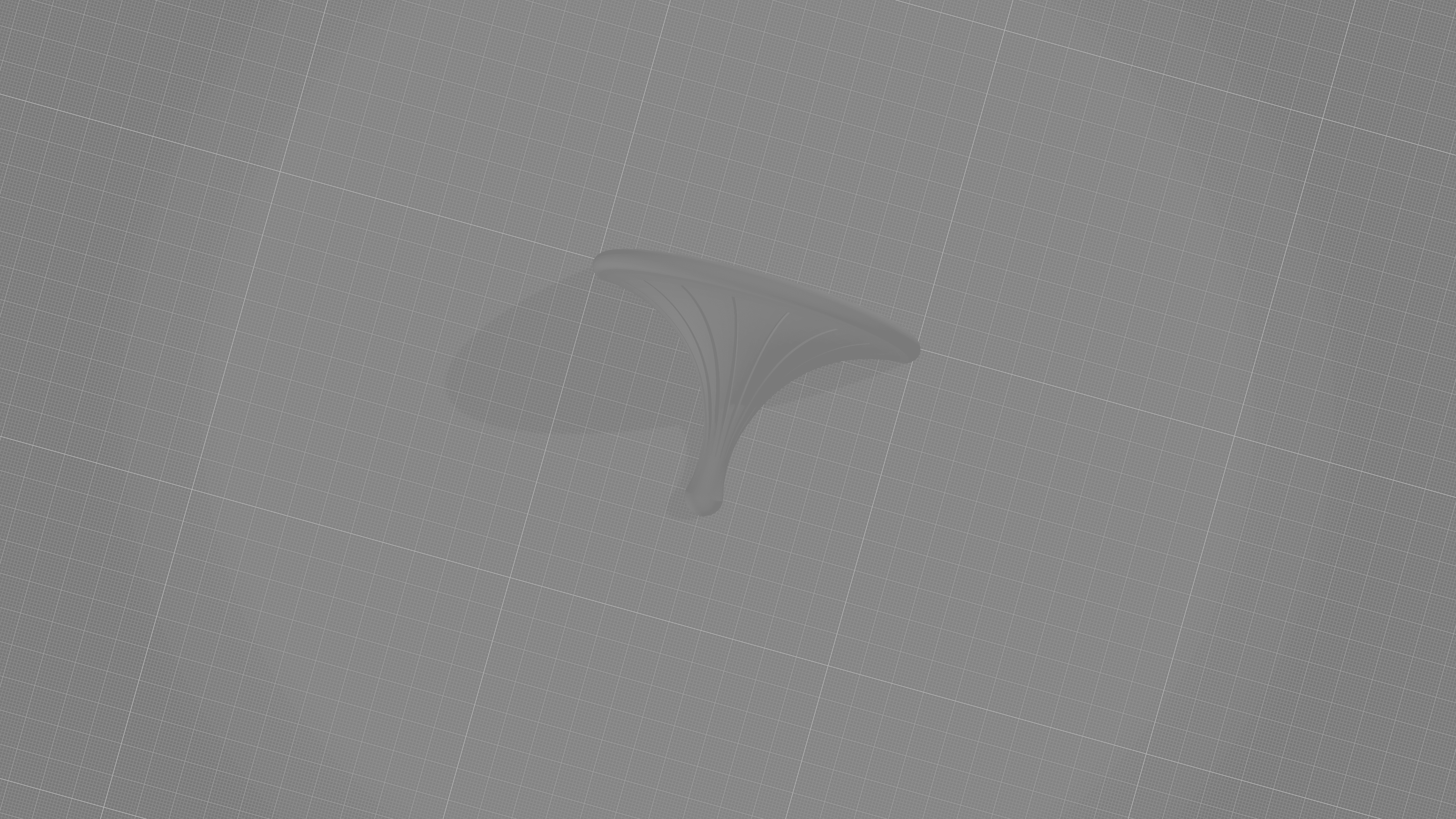 Wall mushroom 3d model