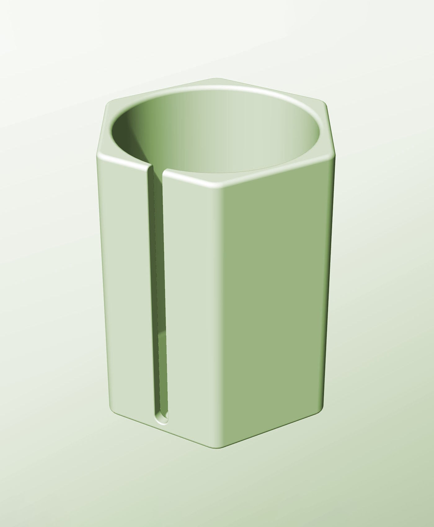 CH128-190-S Stacking slotted component box bin for makers 3d model