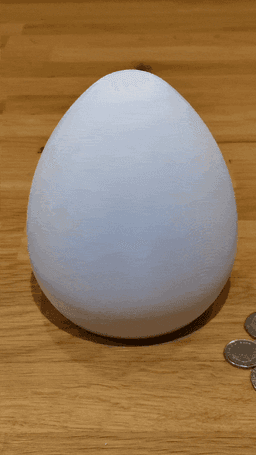 Egg Shaped Money Box / Piggy Bank 3d model