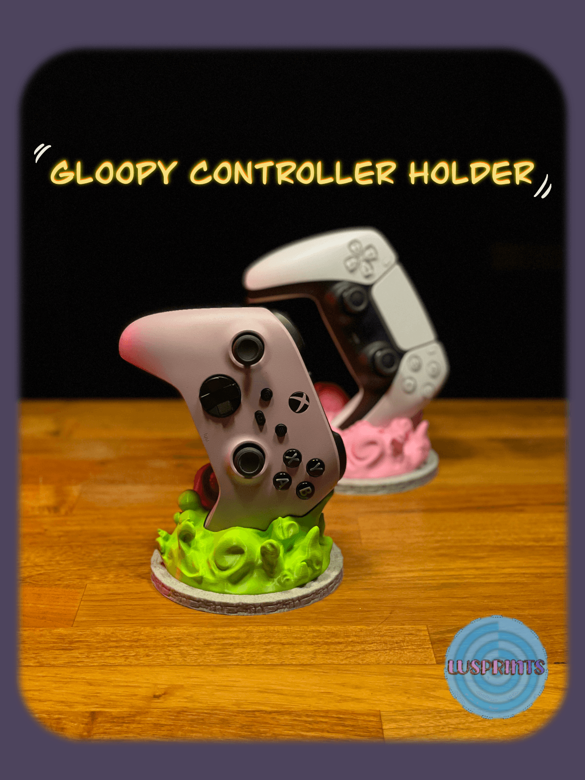 PS5/Xbox Series X/S Gloopy Controller Holder 3d model