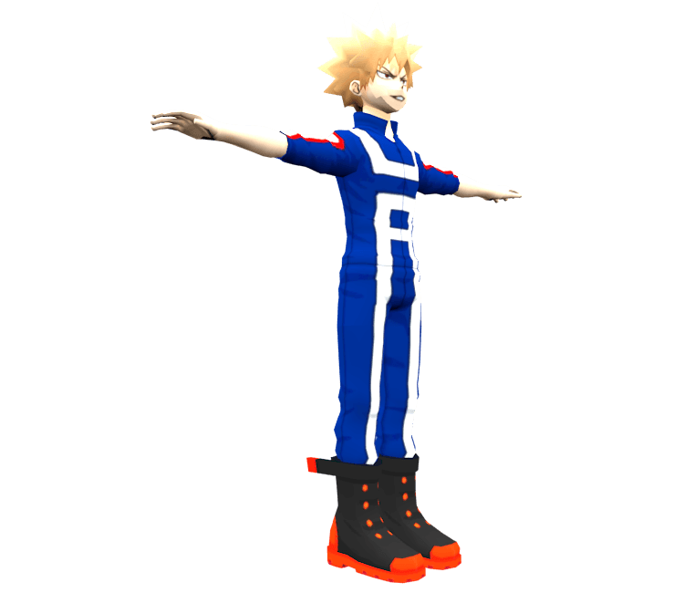 Katsuki Bakugo (Gym Uniform) 3d model