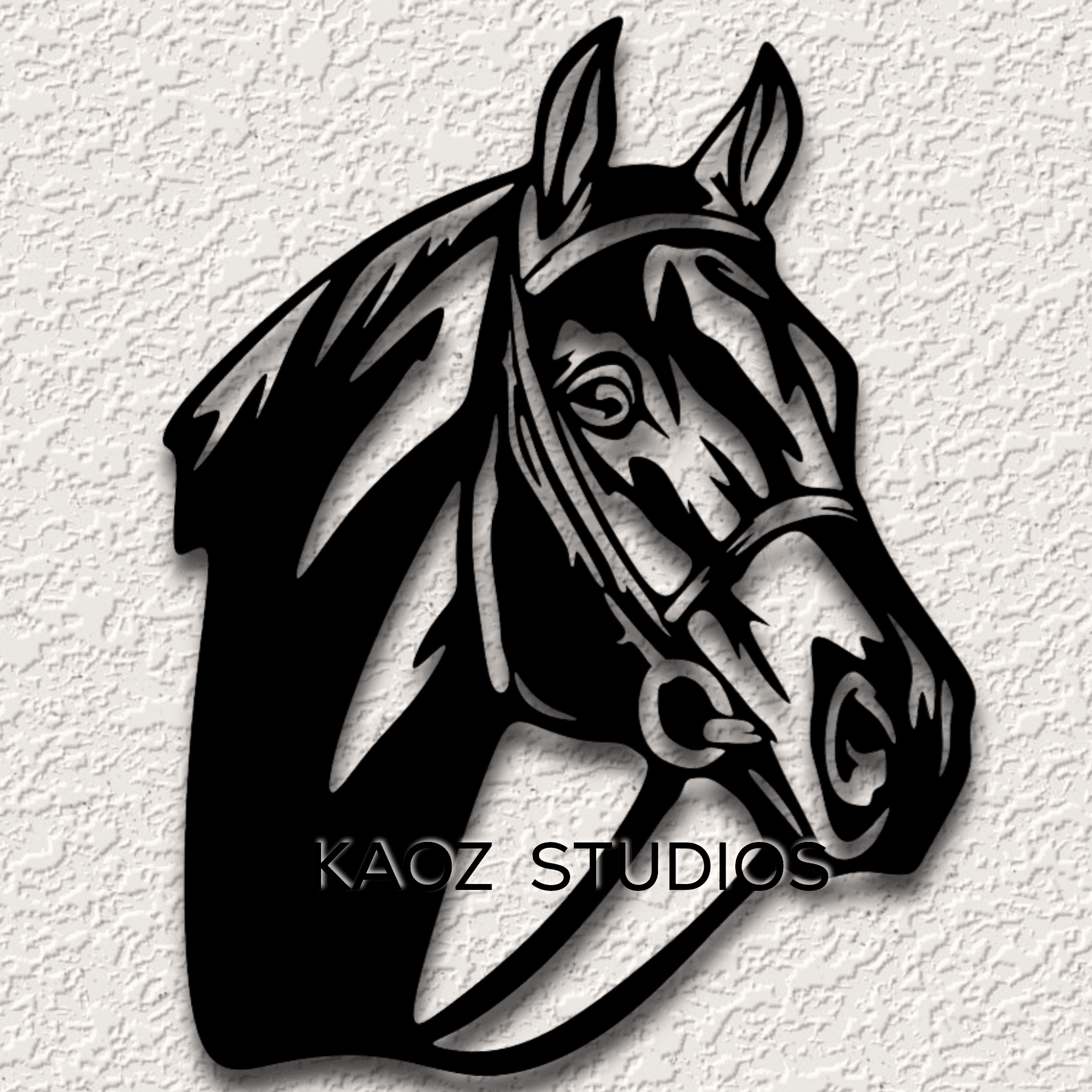 horse wall art stallion wall decor country farmhouse decoration 3d model