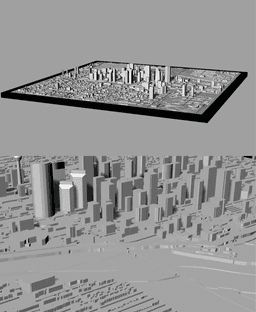 CALGARY, Skyline 3D map 3d model
