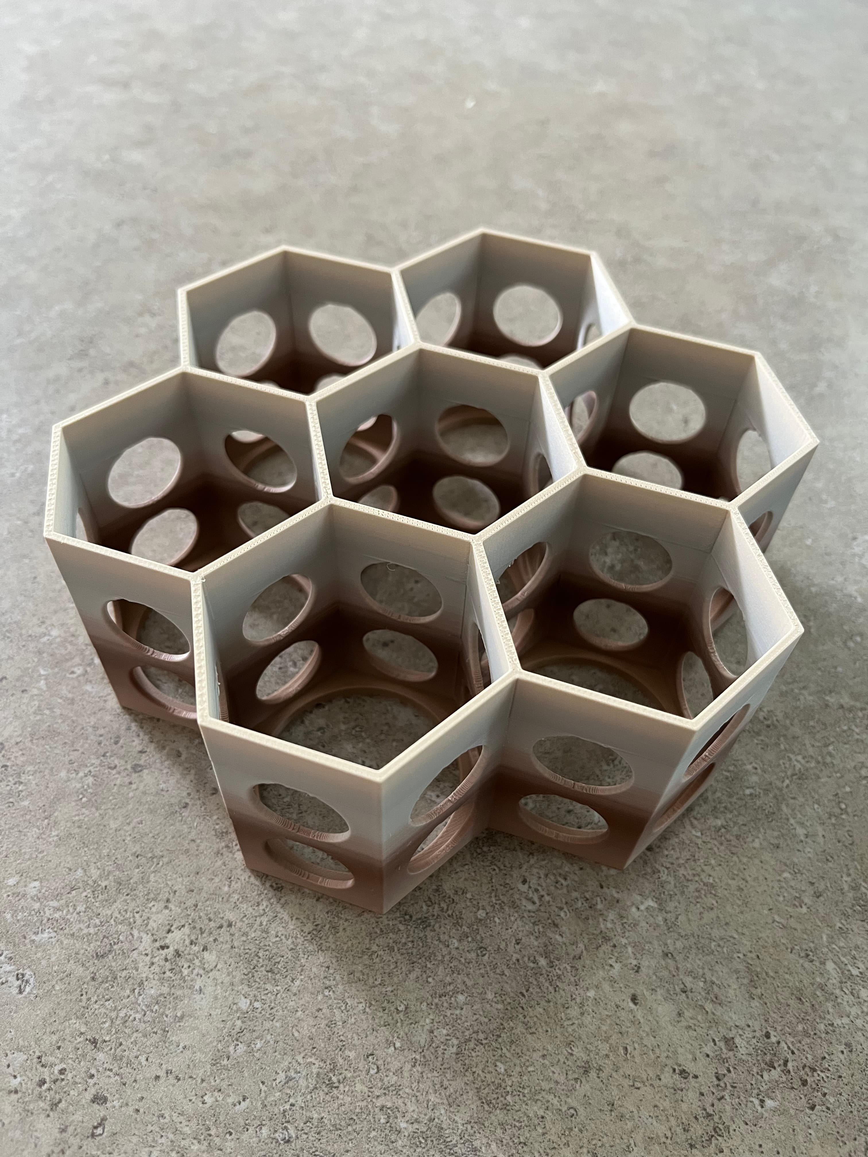 Hextraction Tile Caddy / Insert 3d model